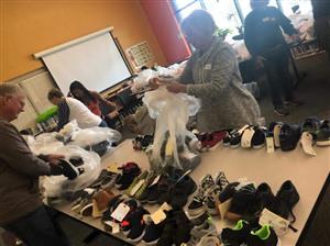 setting up shoes 